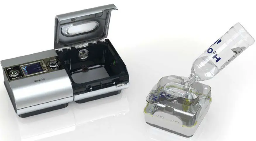 Filling the water tub