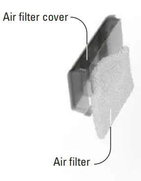 Replacing the air filter