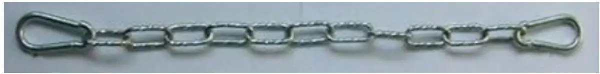 Aktobis AG WDH-200LS Radiant Heater with Lamp User Guide - Now attach the supplied fastening chain to the holder hook