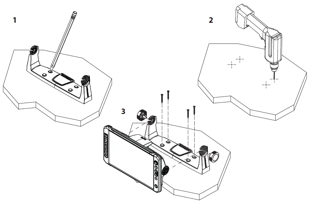 Lowrance Elite FS 7 Fish Finder with Active Imaging 3-in-1 Transducer (3)