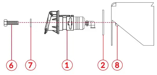 RIGHT WEIGH RTK 01 02 Remote Sensor Kit for 201 Series Gauges - HARDWARE INCLUDED 12
