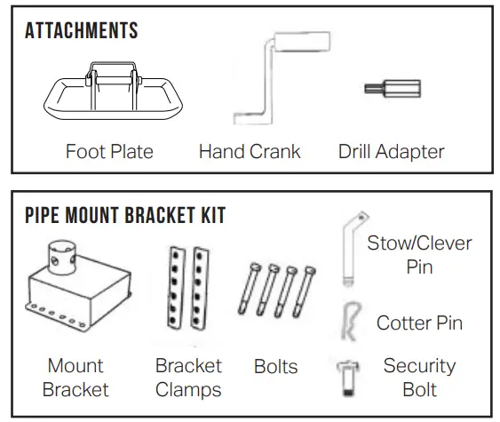 TRAILER-VALET-JX-Series-Manual-Hand-Crank-Trailer-Jacks-fig 2