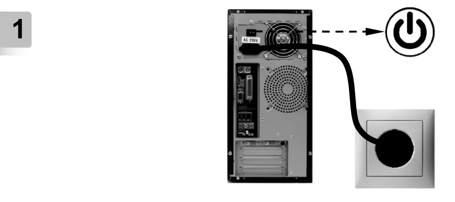 gembird KB-US-103 Standard Keyboard with Big Letters - fig1