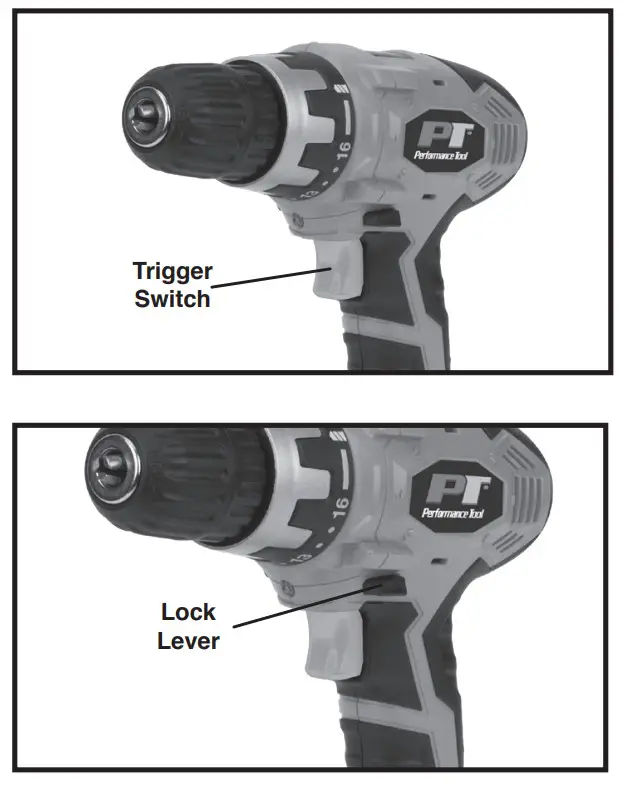 Performance Tool W50092 19.2 Volt Cordless Drill - Figure 4