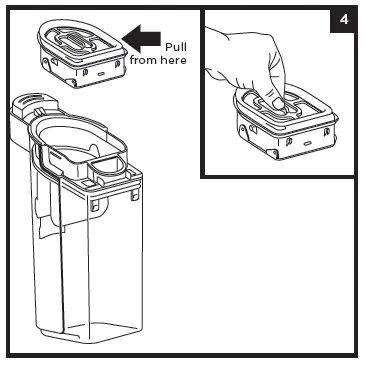 dispose of solid debris