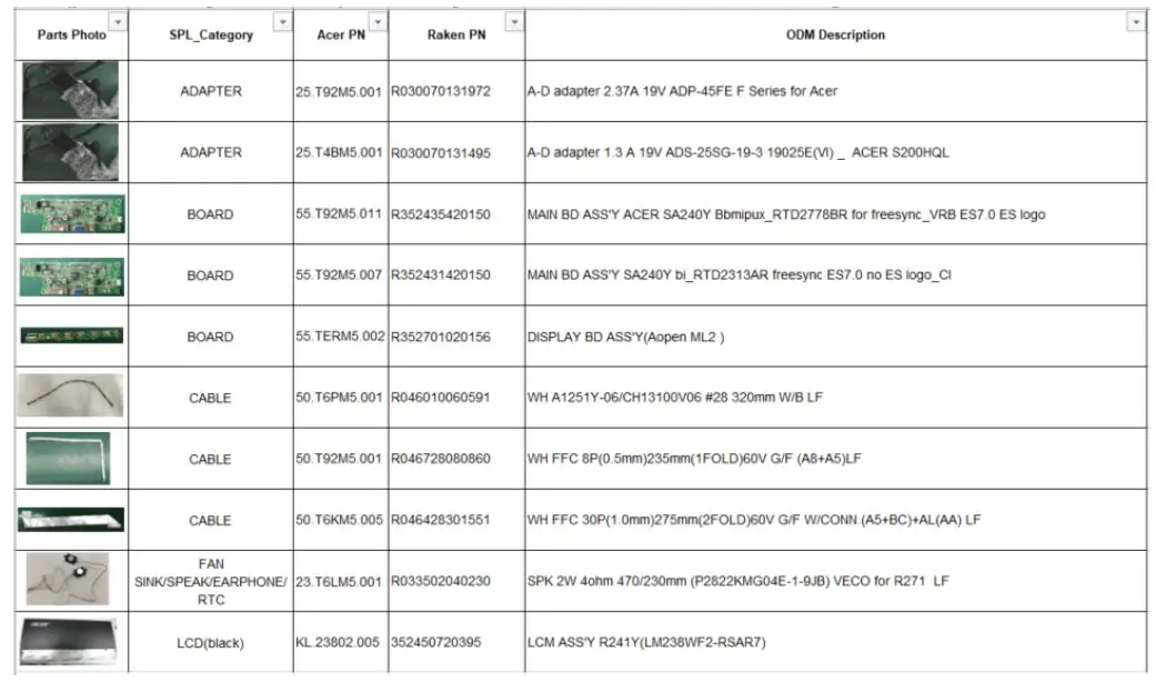 acer SA240Y 23.8 Inch Full HD LCD Monitor-38
