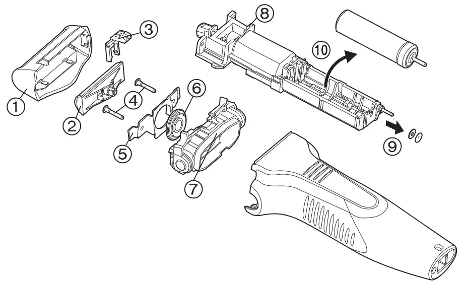 Panasonic ES-SA40 Rechargeable Shaver - Fig 13
