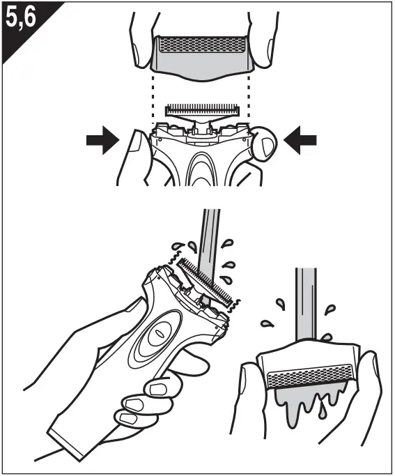 Panasonic ES-SA40 Rechargeable Shaver - Fig 6