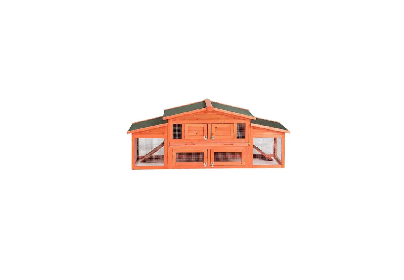 The Home Depot Ad000046 Wood Rabbit Hutch Outdoor Small Animals House Instruction Manual