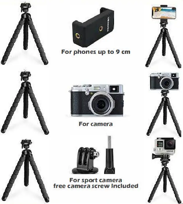 UBeesize-Premium-Flexible-Phone-Pro-Tripod-fig-5