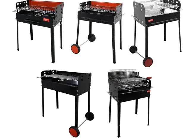OMCAN CE-IT-0127 Painted Steel Charcoal BBQ Grill-FIG1