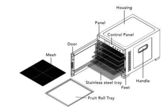 KitchenBrothers-KB724-Food-Dehydrator-1