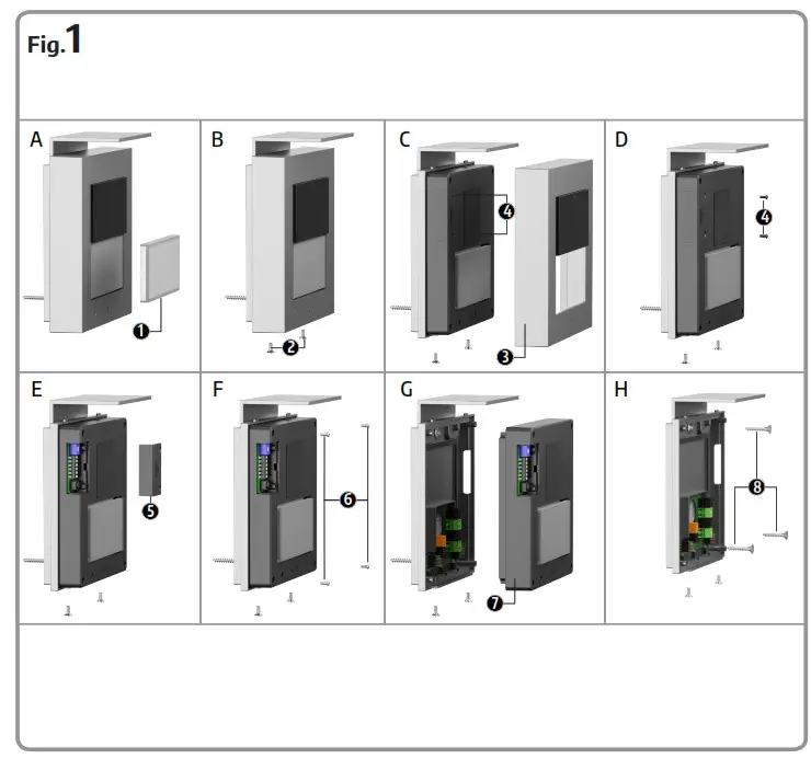 M E ADV 1010 Audio Front Door Station - FIG
