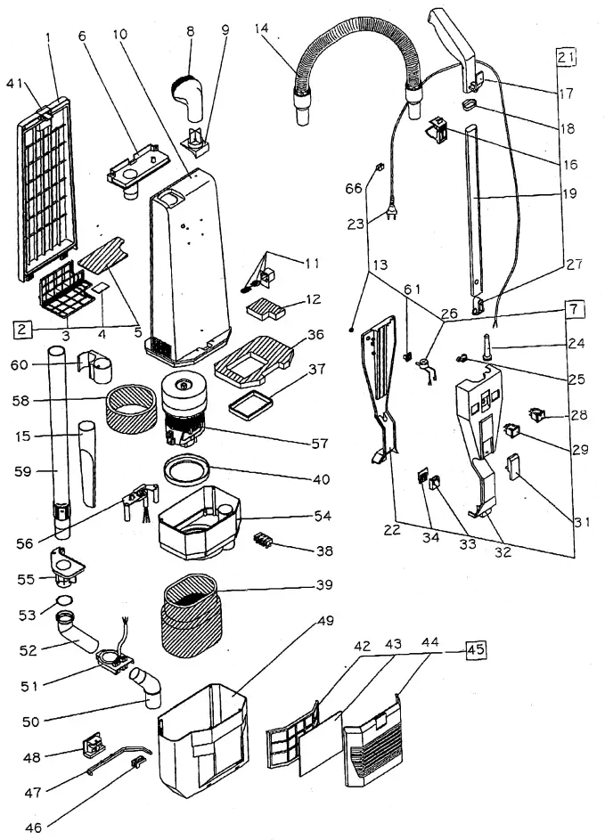 Nilfisk 56704200, 56704201 Carpetwin 14, 18 - Fig 5