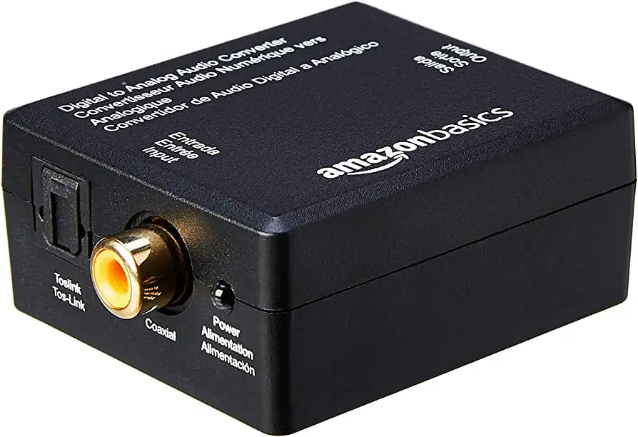 amazon-basics-B08L9M4PK5-192KHz-Digital-Optical-Coax-to-Analog-RCA-Audio-Converter-product