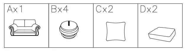 ASHLEY 3190135 Living Room Larkinhurst Loveseat 1