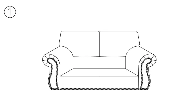 ASHLEY 3190135 Living Room Larkinhurst Loveseat 2