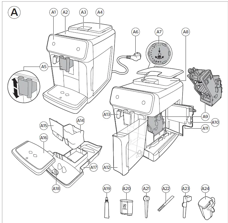 PHILIPS-Series-EP2220-Fully-Automatic-Espresso-Machine-fig-1