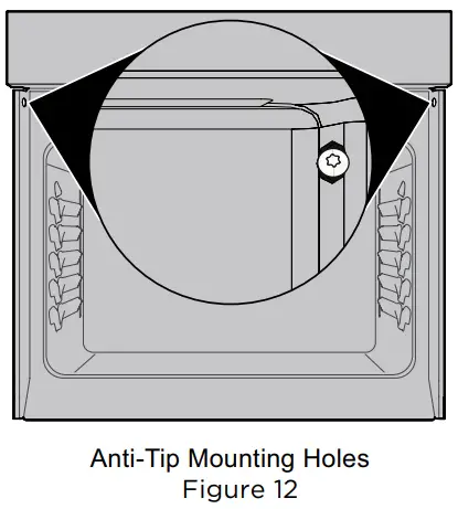 Install the Anti-tip Mounting Screws