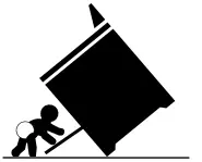 Install the Anti-tip Mounting
Screws