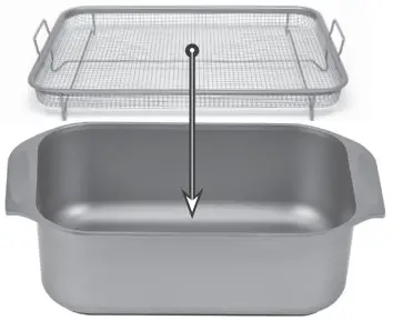 COPPER CHEF 22298645 WonderCooker -Crisper Basket