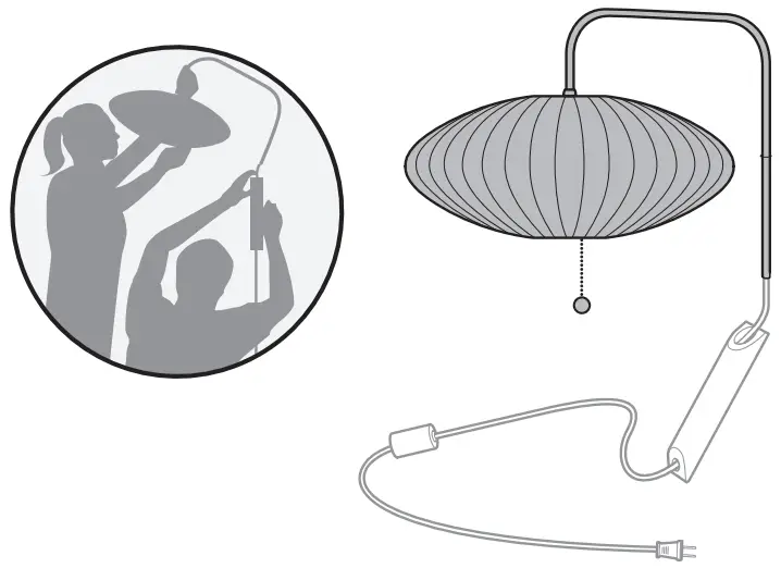 Herman Miller Nelson Saucer Wall Light - Step 2