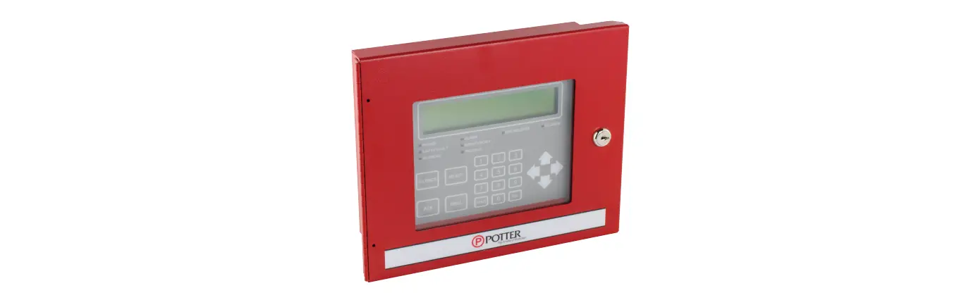 Potter Ra-6500f Lcd Annunciator Flush Mount Owner's Manual