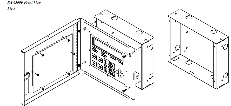 POTTER-RA-6500F-LCD-Annunciator-Flush-Mount-fig-3