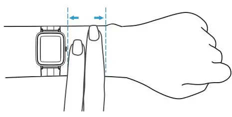 Smart Watch ID205L - wear the device