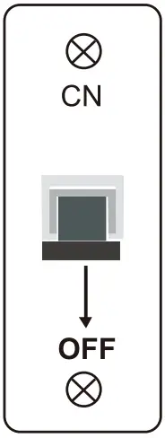 VERSONEL VLS95 WiFi Motion Sensor Robotic Security Light - Switch off the power