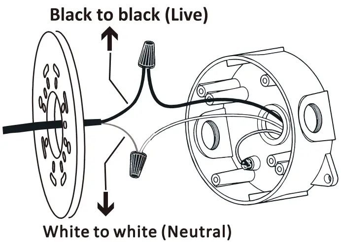 VERSONEL VLS95 WiFi Motion Sensor Robotic Security Light - junction box2