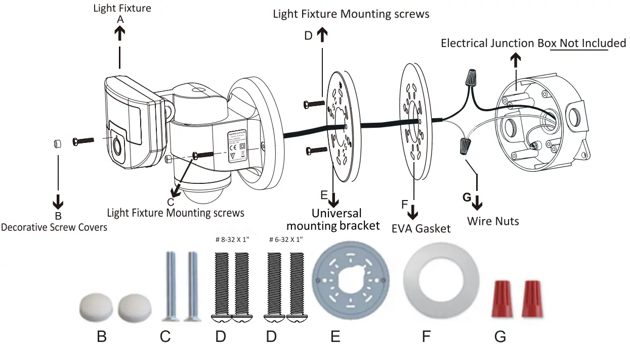 VERSONEL VLS95 WiFi Motion Sensor Robotic Security Light