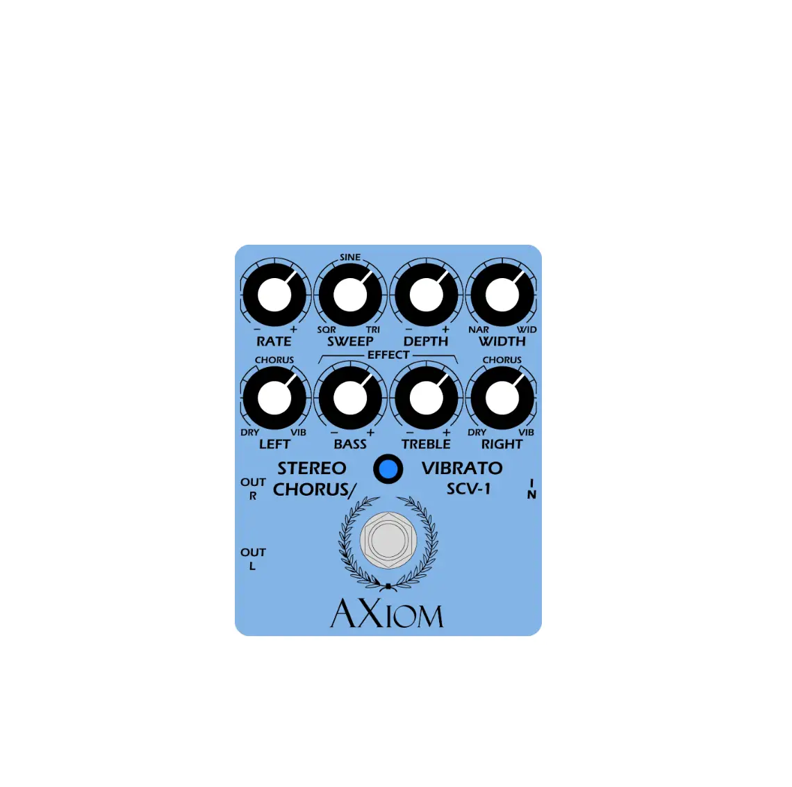 Axiom Scv-1 Stereo Chorus Vibrato Analog Bucket Brigade Pedal User Manual Axiom Scv-1 Stereo Chorus Vibrato Analog Bucket Brigade Pedal User Manual