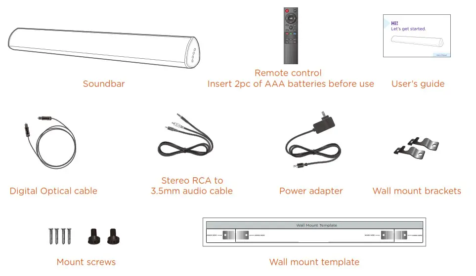 BESTISAN Soundbar - Checking the Components