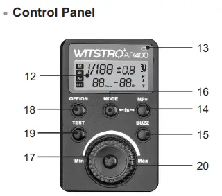 Godox AR400 Powerful Ring Flash - Control