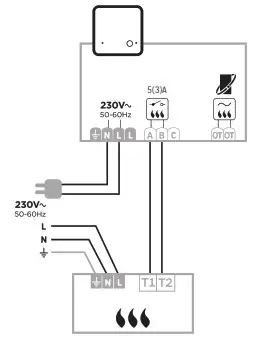 Honeywell Y6H920RW4026 T6R Wireless Smart Thermostat-Combi boiler