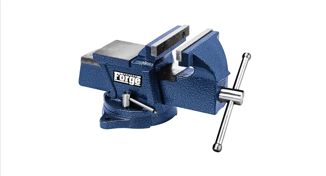 Harbor Freight Central Forge Rugged Cast Iron Swivel Vise With Anivl Owner's Manual