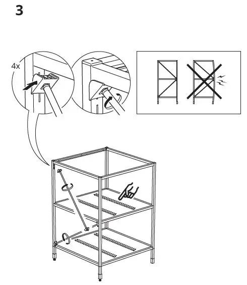 IKEA ENHET Assembly Kit for Kitchen Island-3