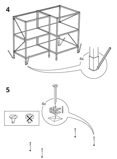 IKEA ENHET Assembly Kit for Kitchen Island-4
