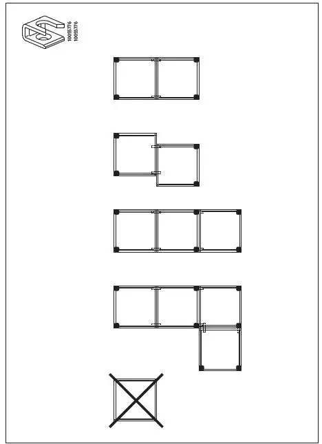 IKEA ENHET Assembly Kit for Kitchen Island-5