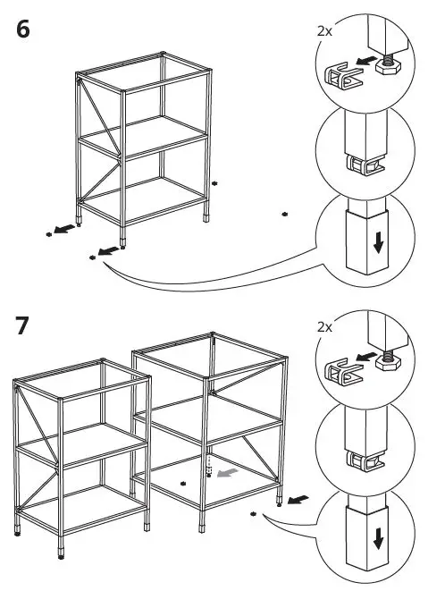 IKEA ENHET Assembly Kit for Kitchen Island-6