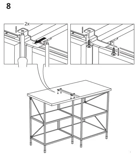 IKEA ENHET Assembly Kit for Kitchen Island-7