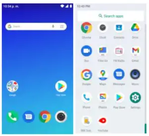 B Mobile Hk 30 115 Mobile Phone-Main Menu style