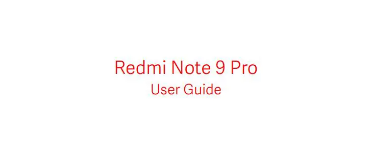 Redmi Note 9 Pro - Company name
