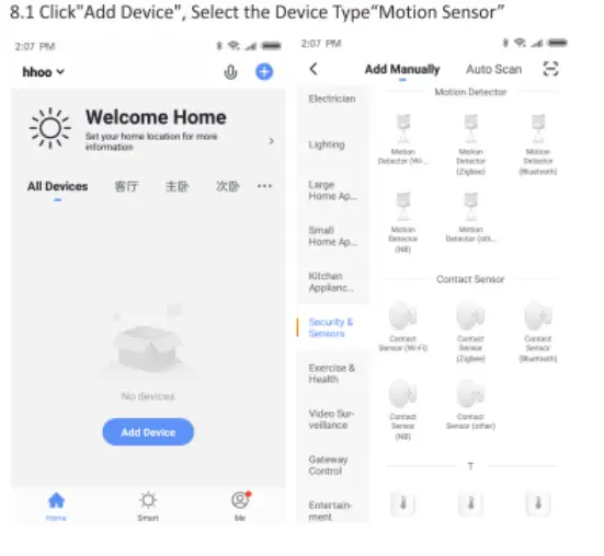 Simpnic PIR-01-SW Smart Motion Sensor FIG 10