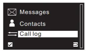 Diga-Talk D2 100U Digital Two Way Radio - Call Logs