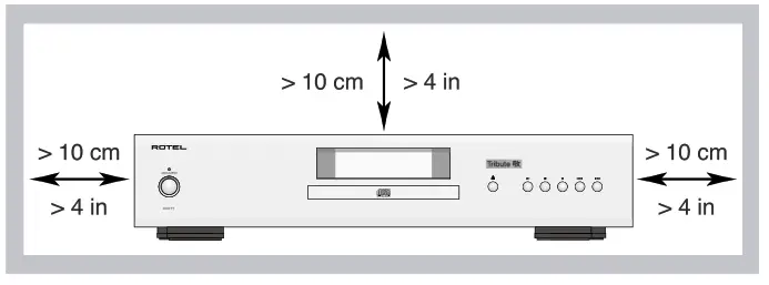 ROTEL CD11 Stereo Compact Disc Player - fig