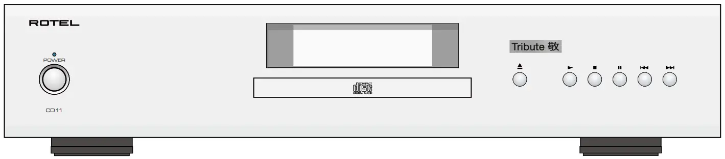 ROTEL CD11 Stereo Compact Disc Player