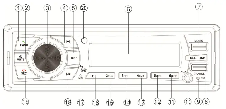 BLAUPUNKT Car Radio Colombo - DEVICE