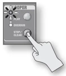 Roland AC 33 Musical Instruments and Professional Audio System - Erasing the phrase 1